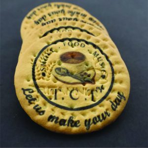 Personalized marie biscuit