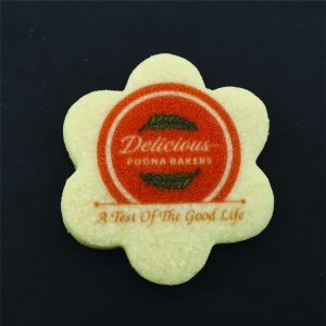 Personalized Cookie - Medium Size Flower